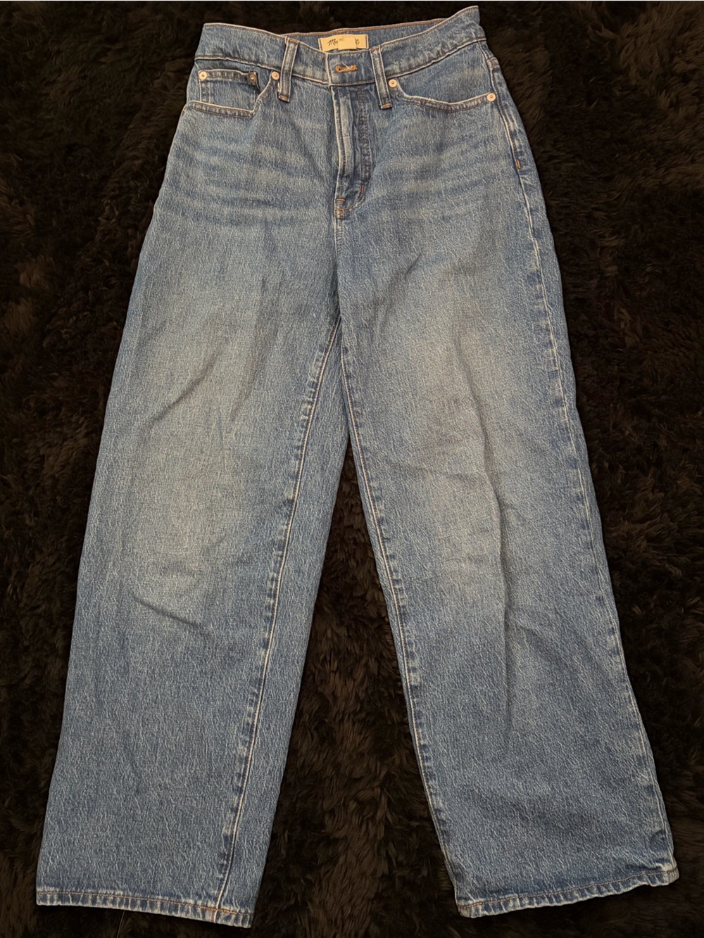 Madewell Vintage-Style Mid Wash Crop Jeans